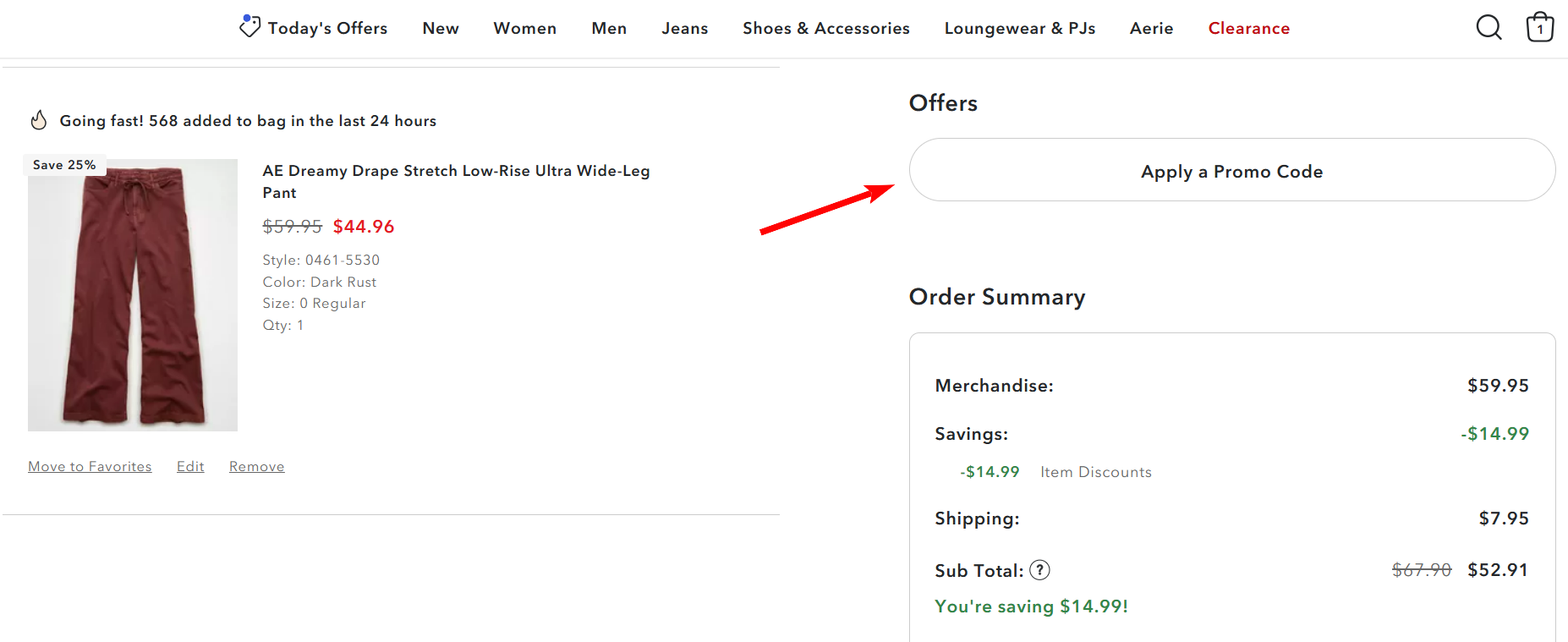 “AE Promo Code”