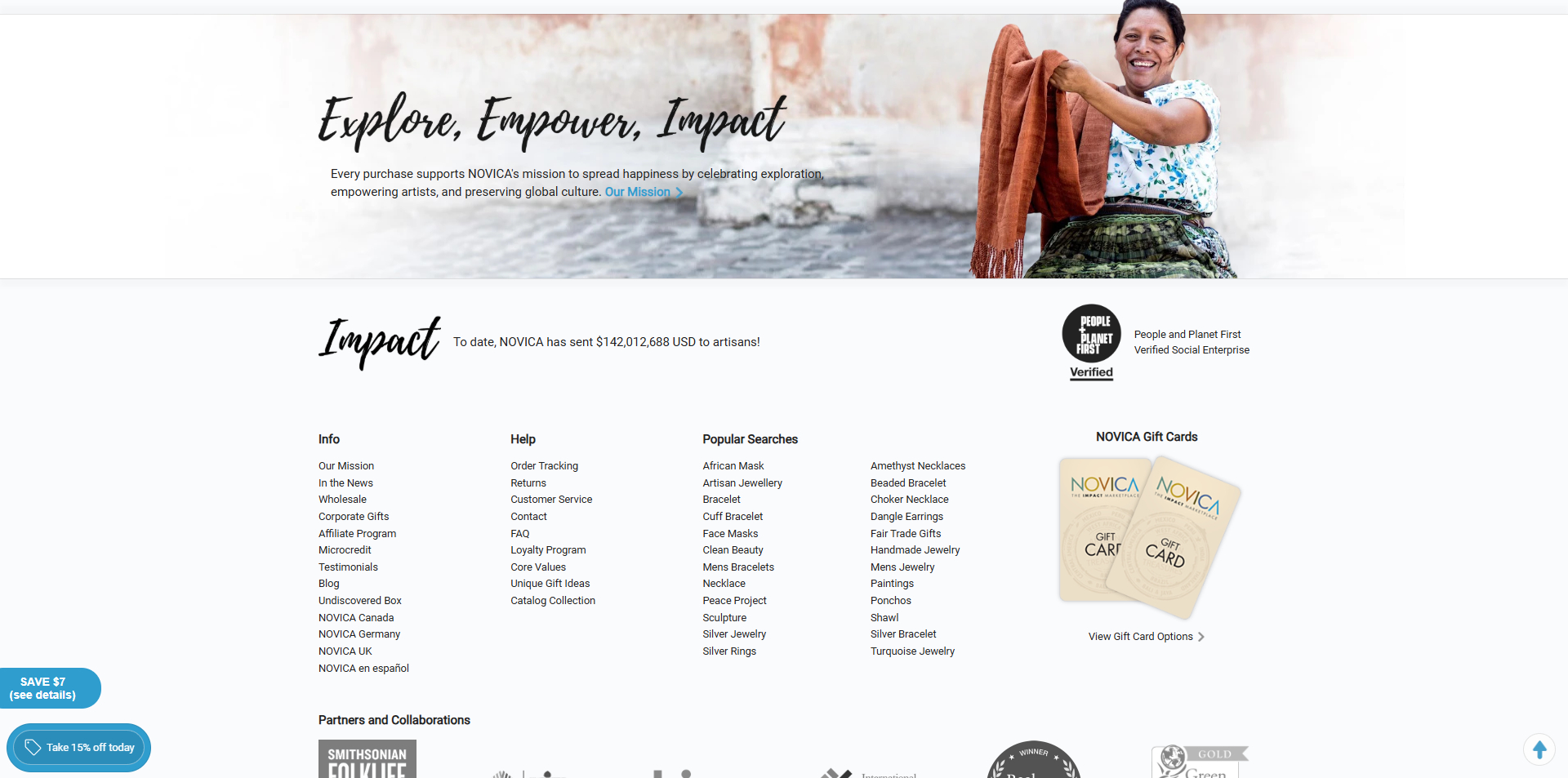 Novica coupons