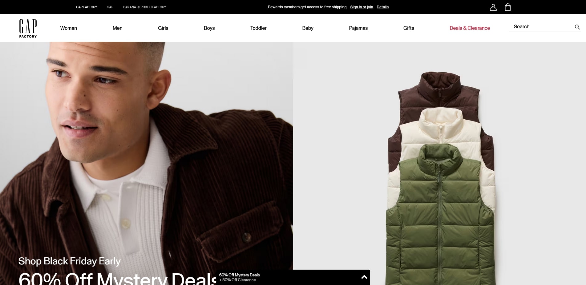Gap Factory promo code