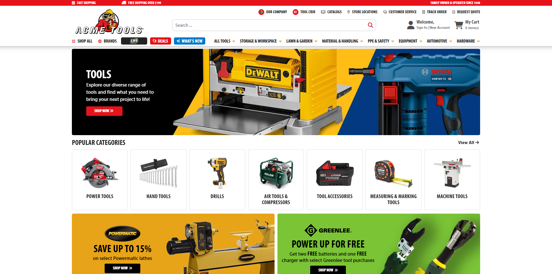 Acme Tools Promo Code
