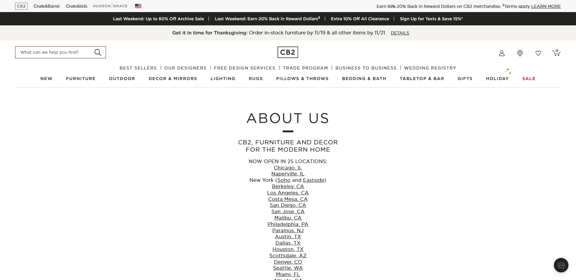 CB2 Promo Code