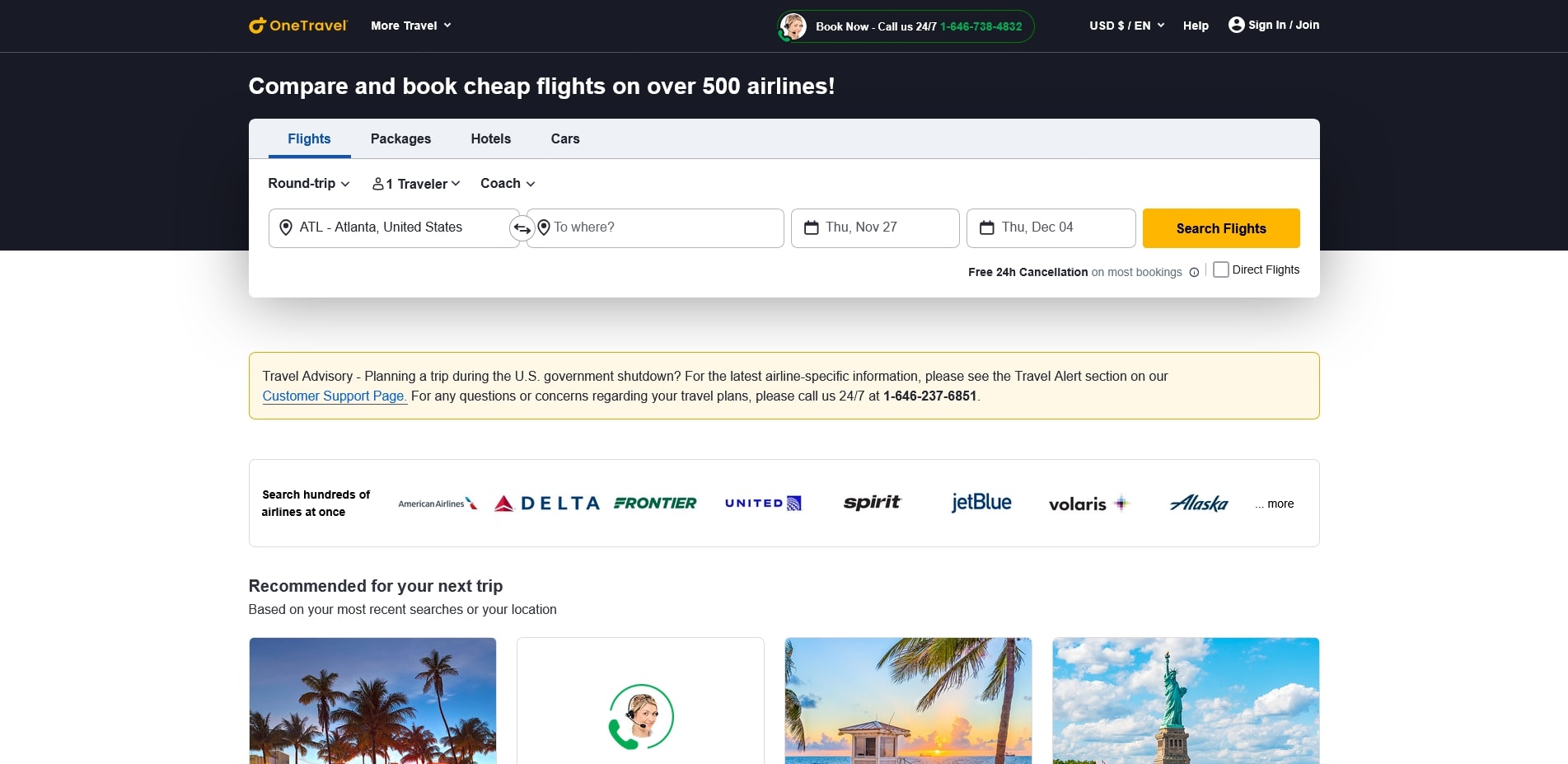 OneTravel Promo Code
