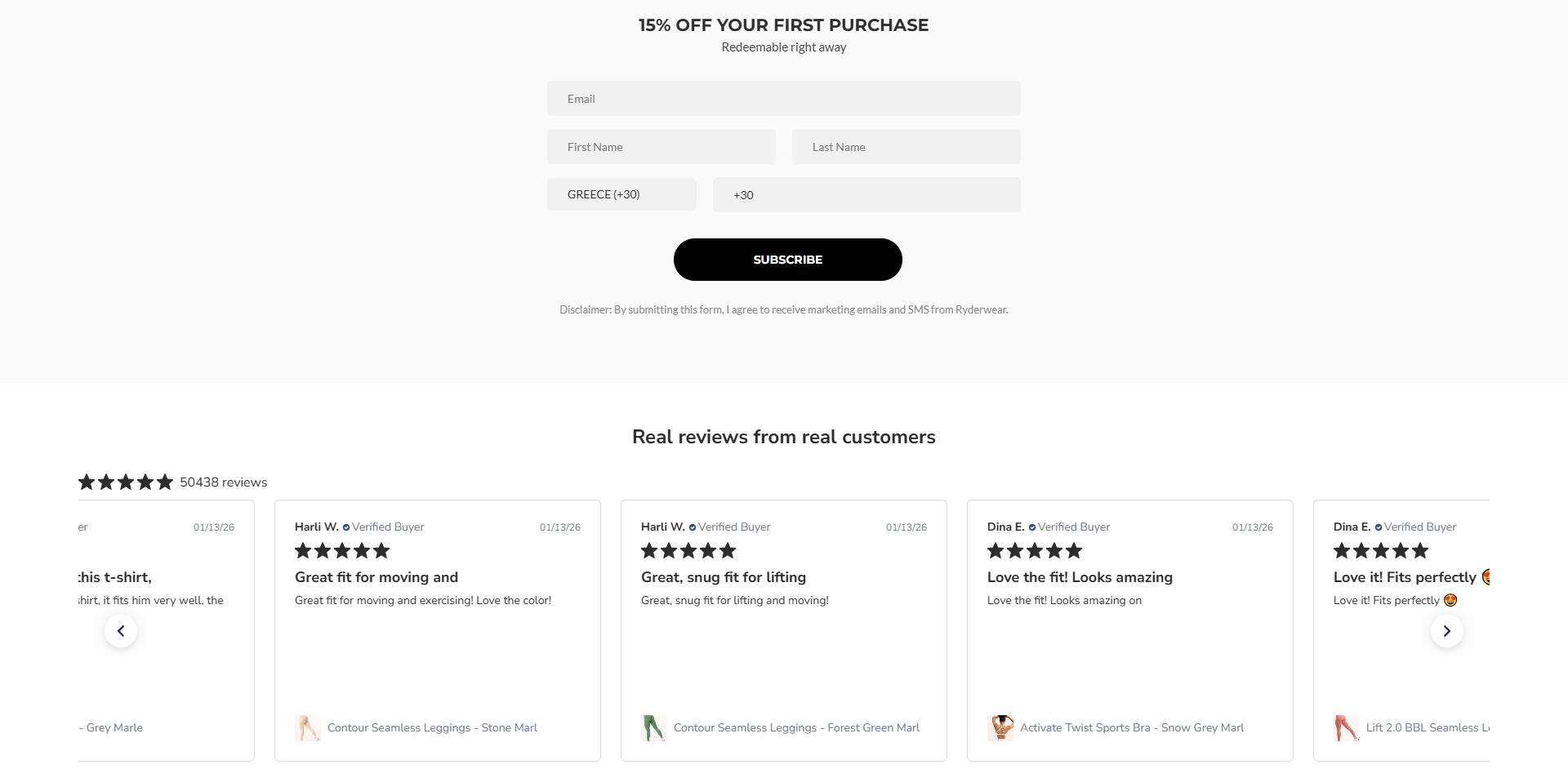 Ryderwear coupons