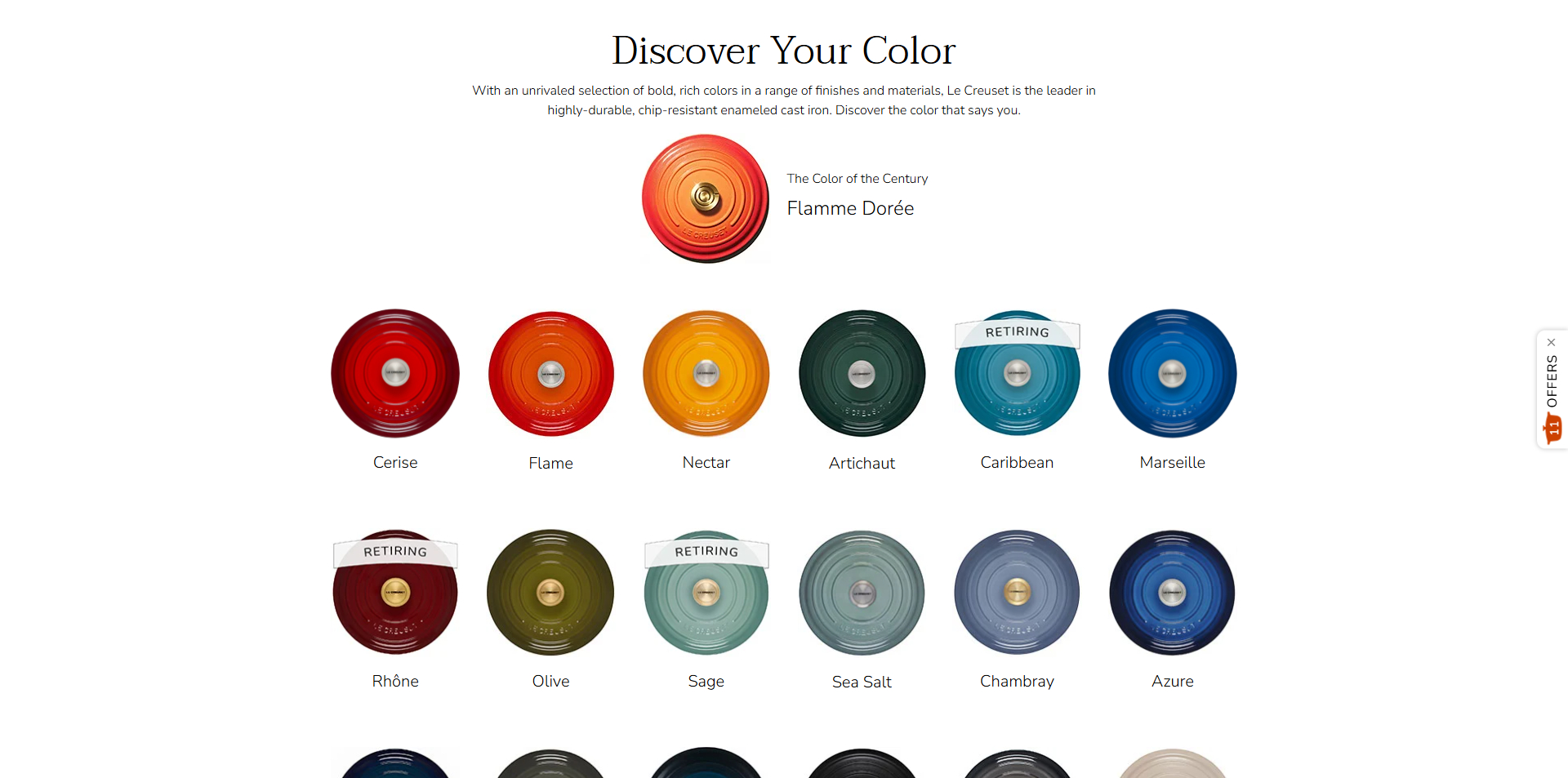 Le Creuset voucher