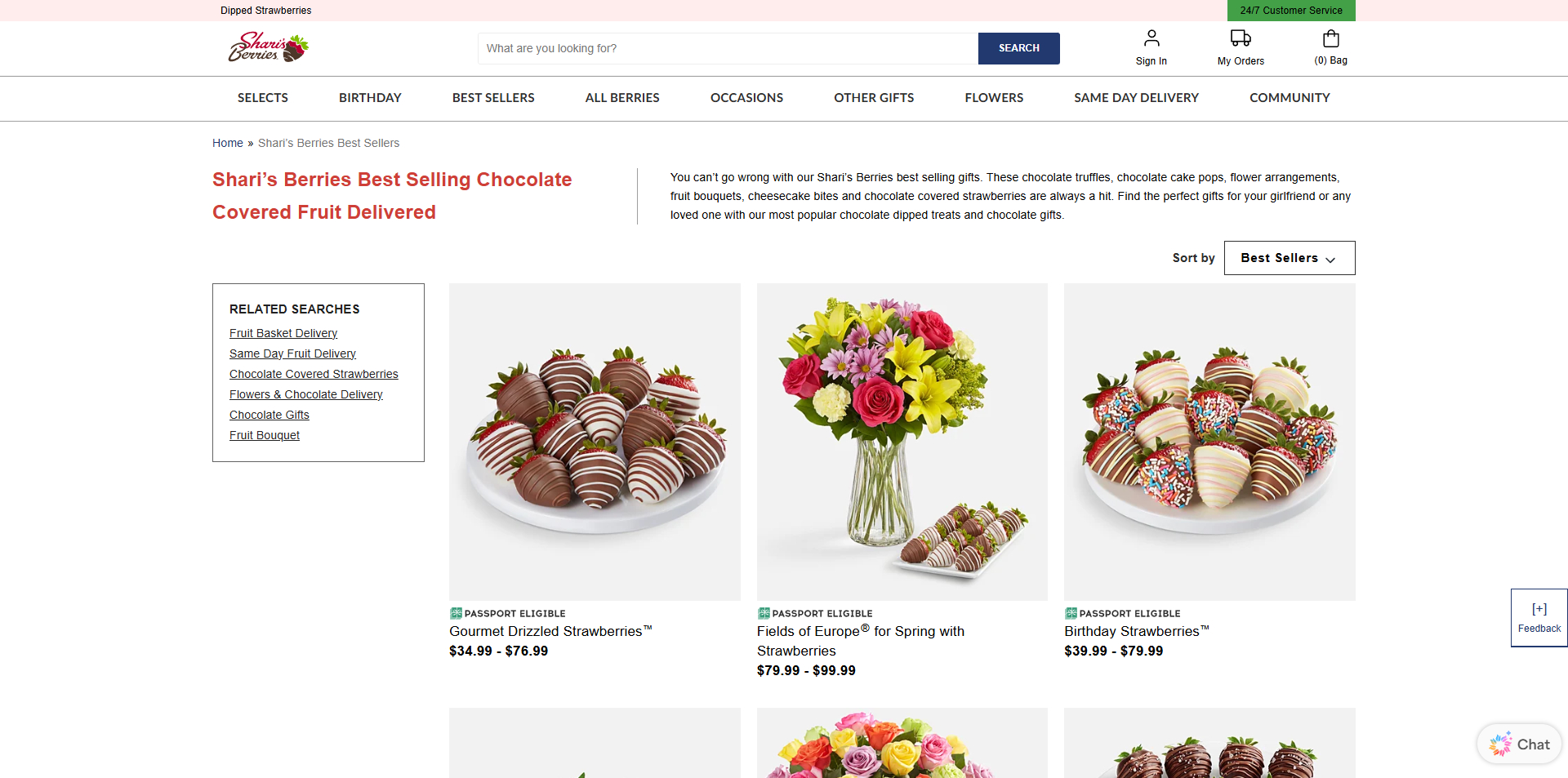 Shari's Berries coupons