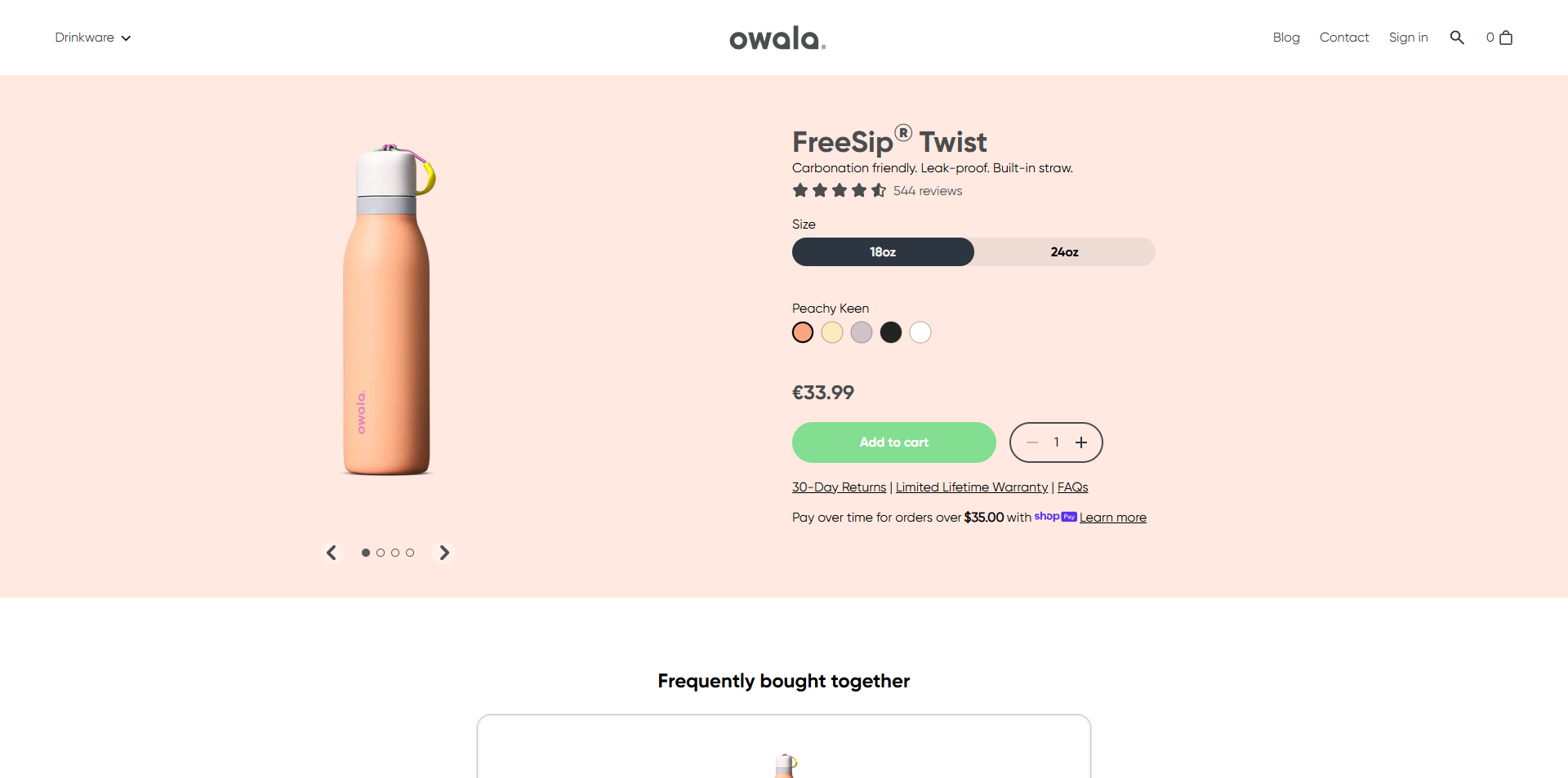 Owala voucher