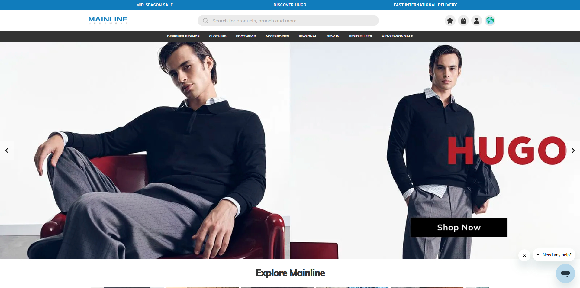 Mainline Menswear discount code