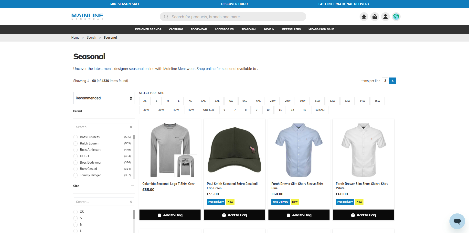 Mainline Menswear Promo Code