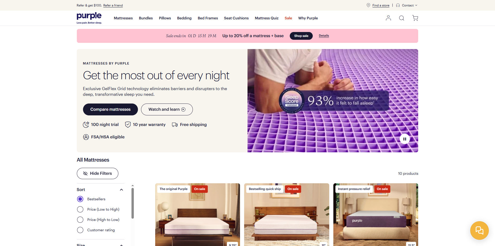 Purple voucher