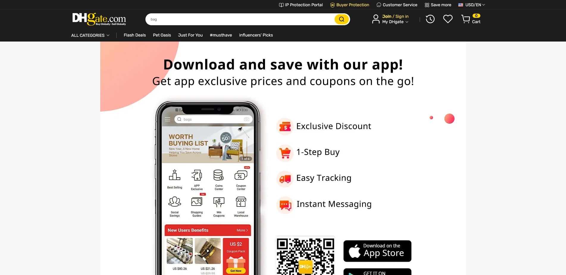 DHgate promo code
