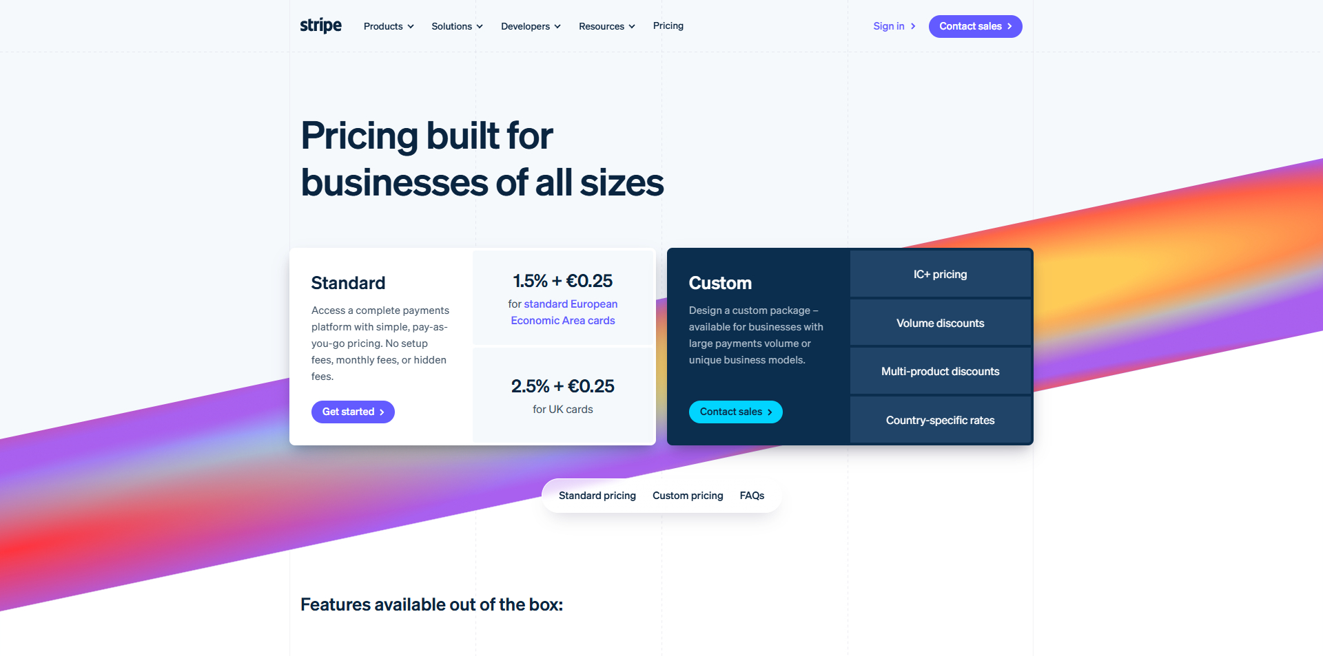 Stripe discount code