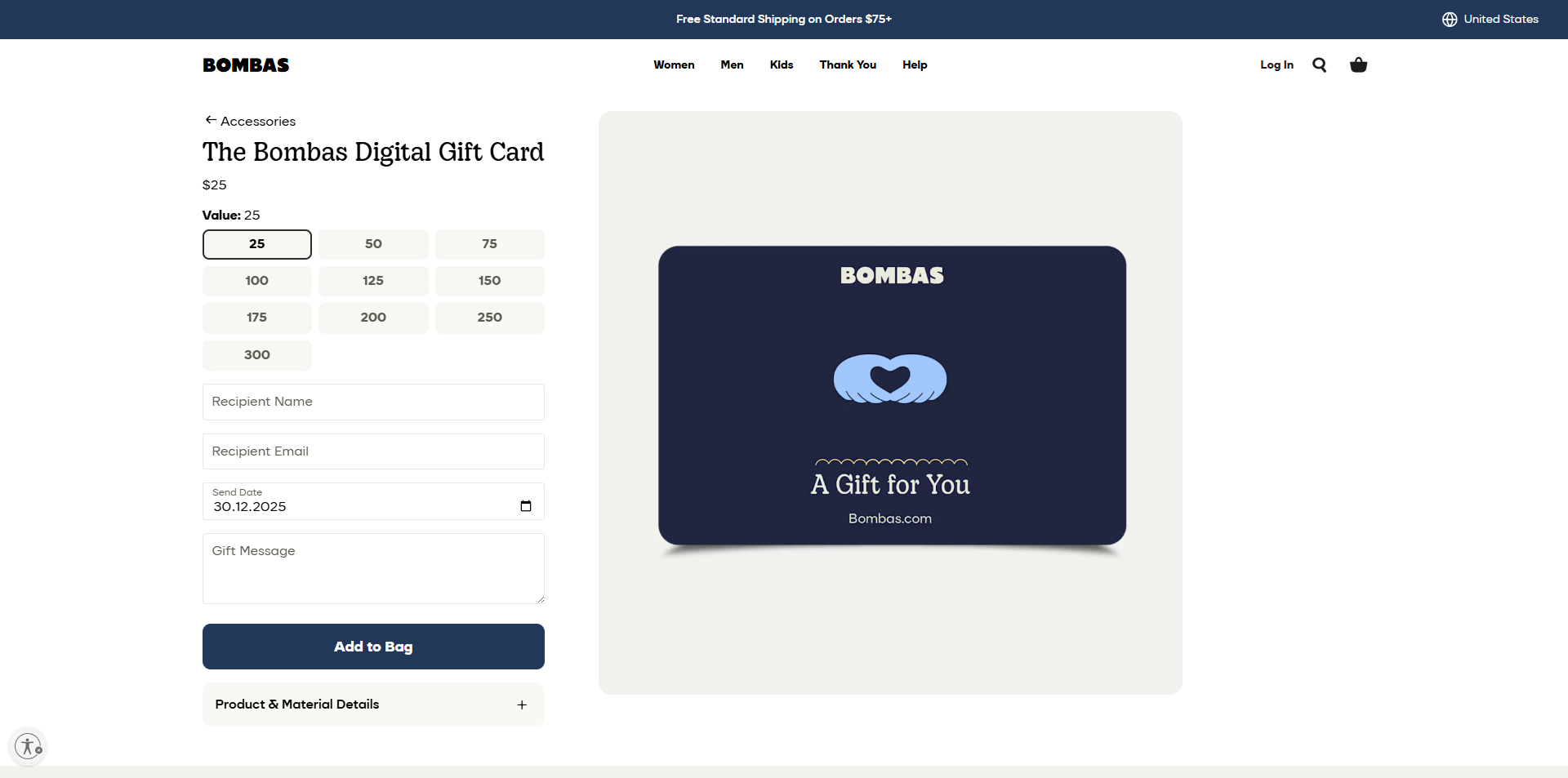 Bombas Promo Code