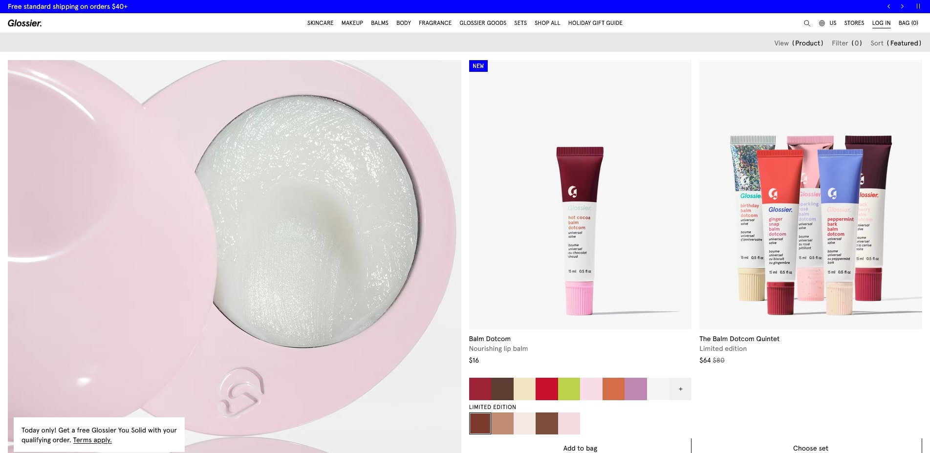Glossier Promo Codes
