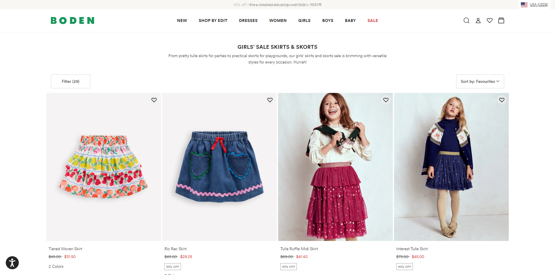 Boden coupons