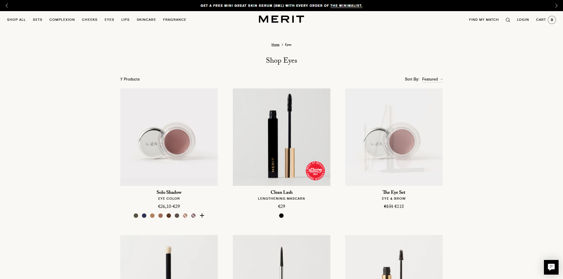 Merit coupons
