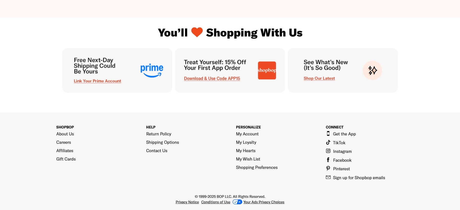 Shopbop Promo Code