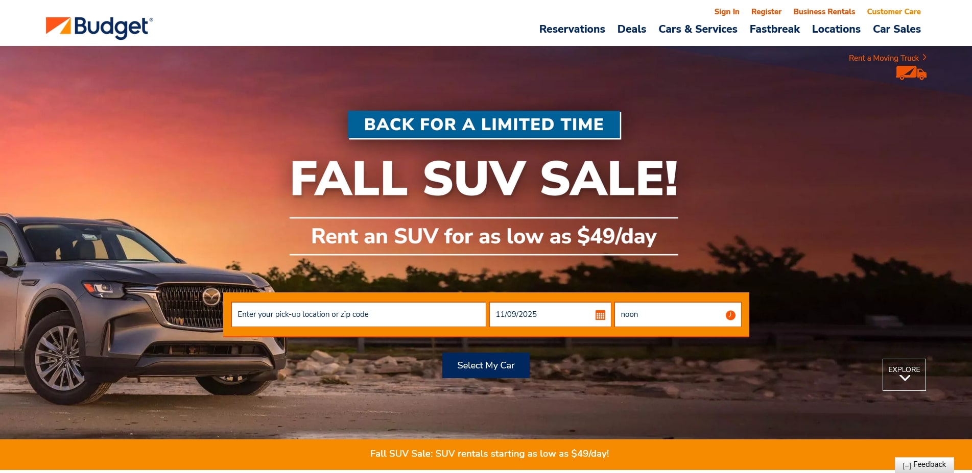 Budget promo code