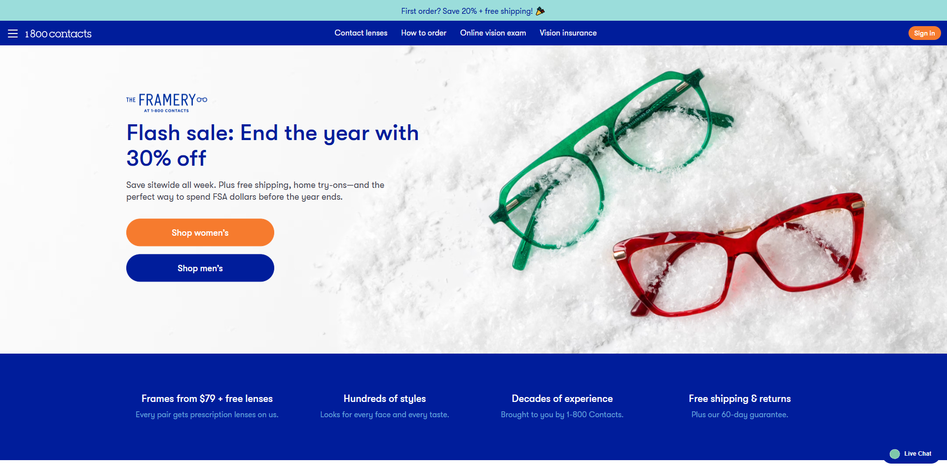 1-800 Contacts coupons