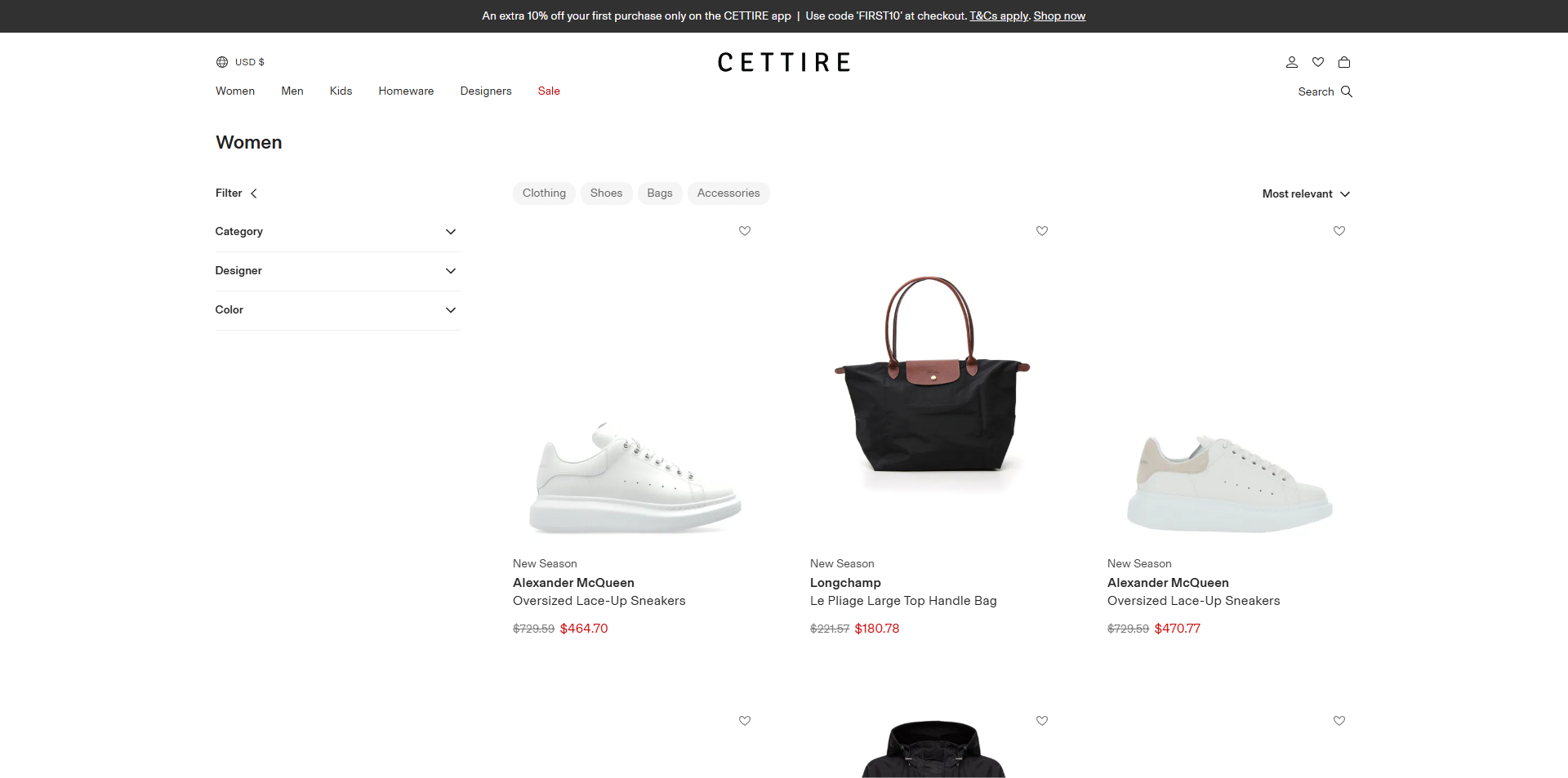 Cettire Code promo
