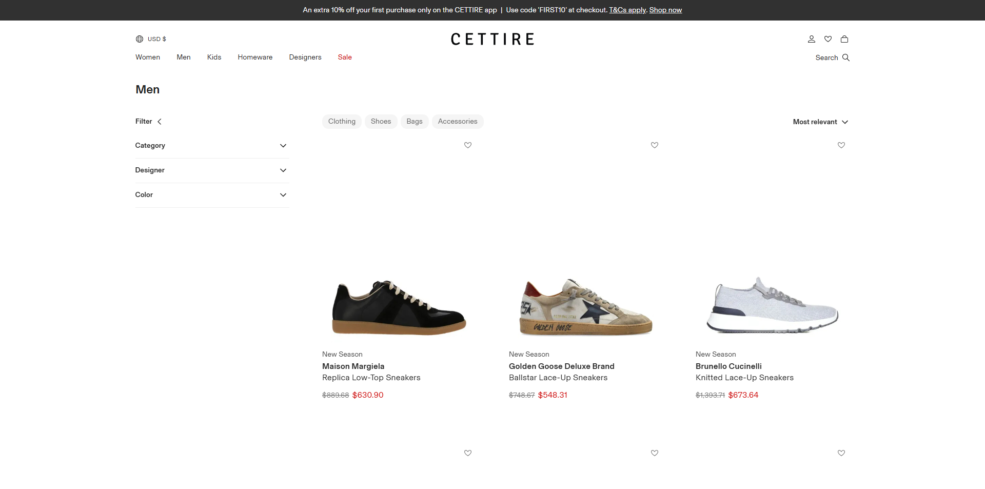 Cettire Bon d'achat
