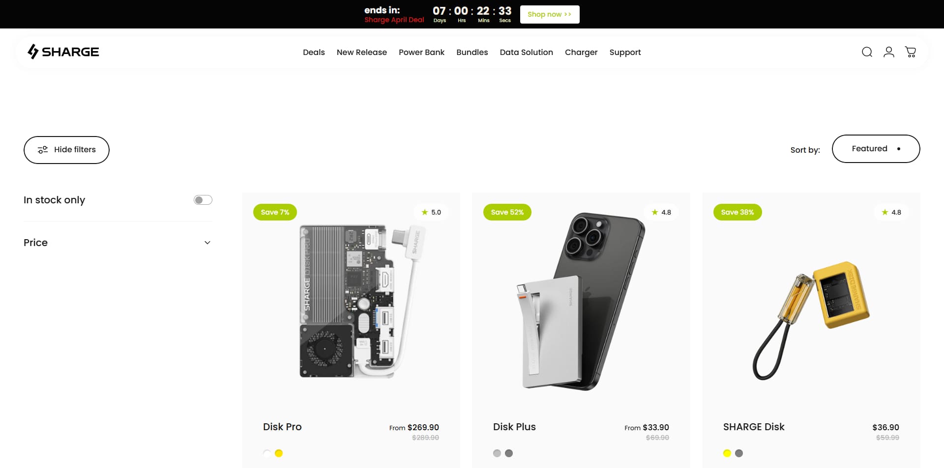 Sharge Promo Code