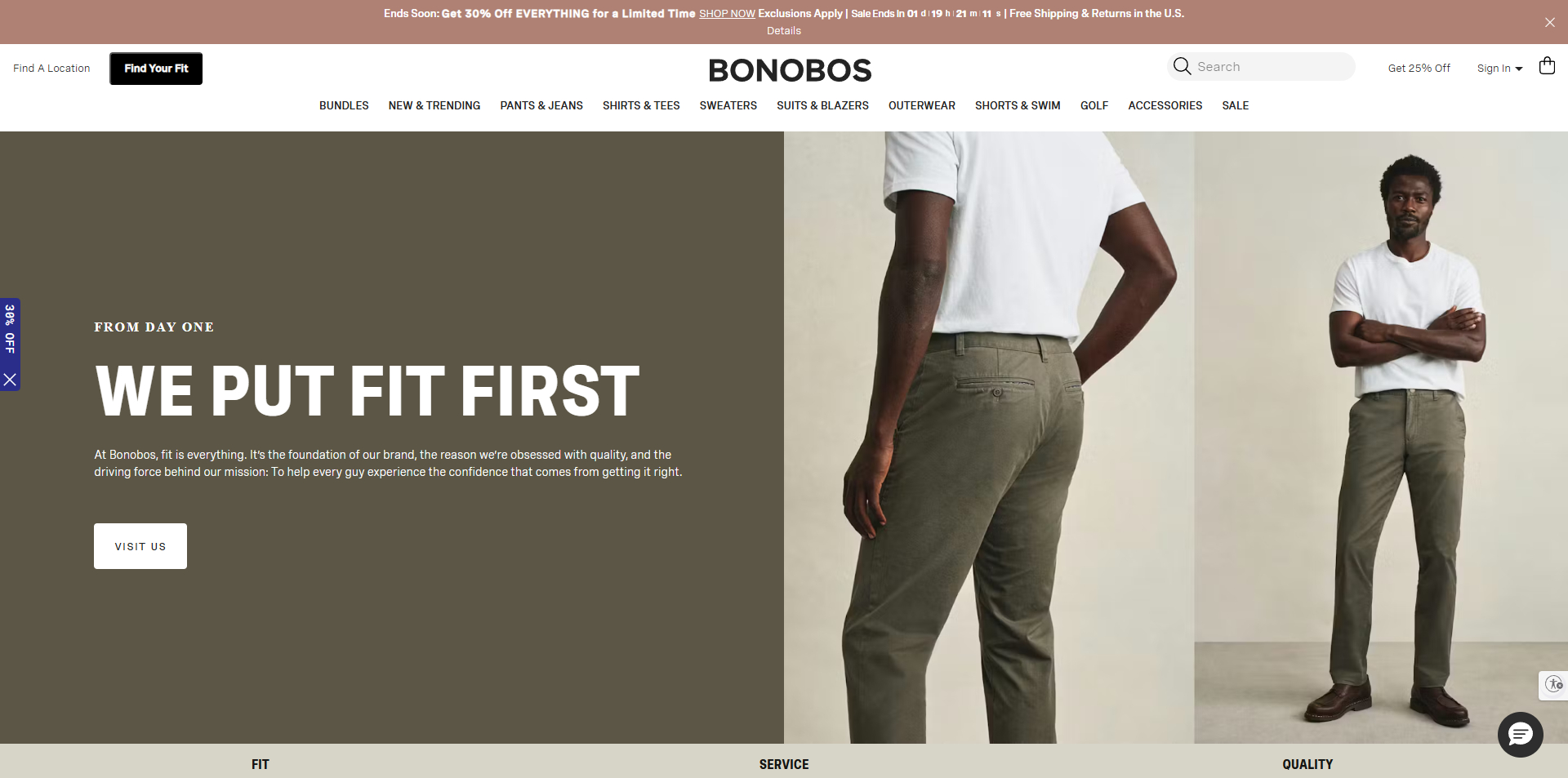 Bonobos Promo Code