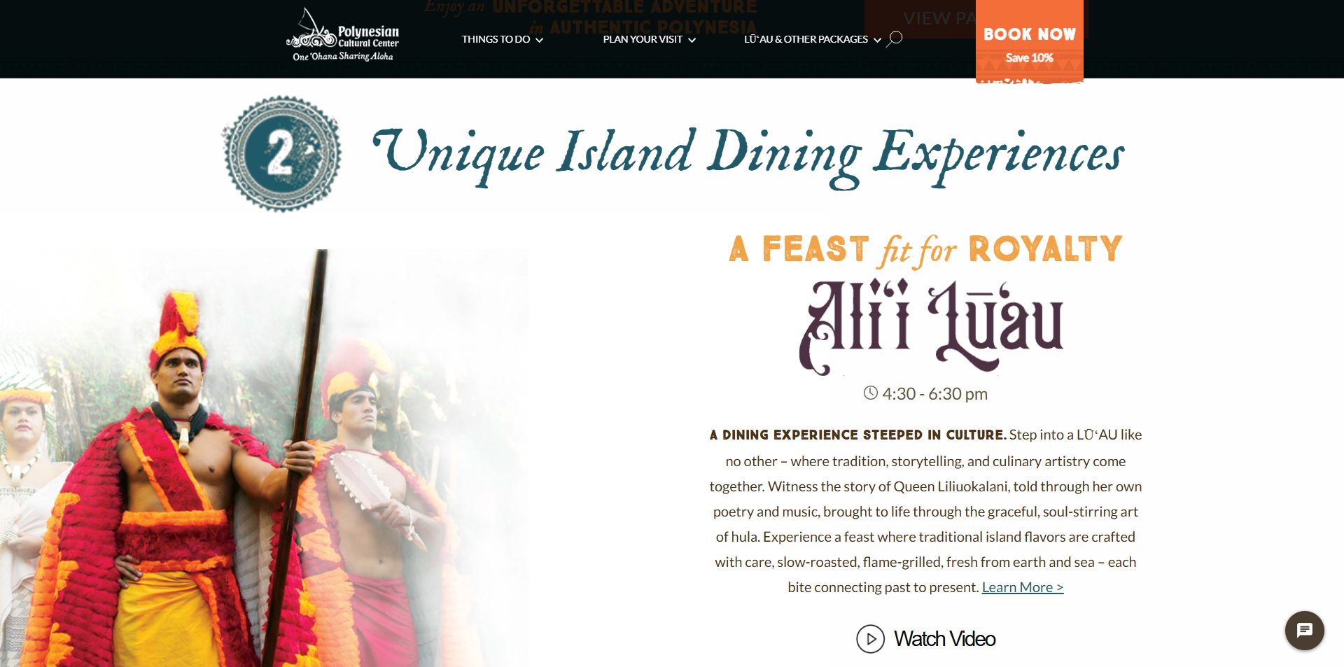 Polynesian Cultural Center voucher