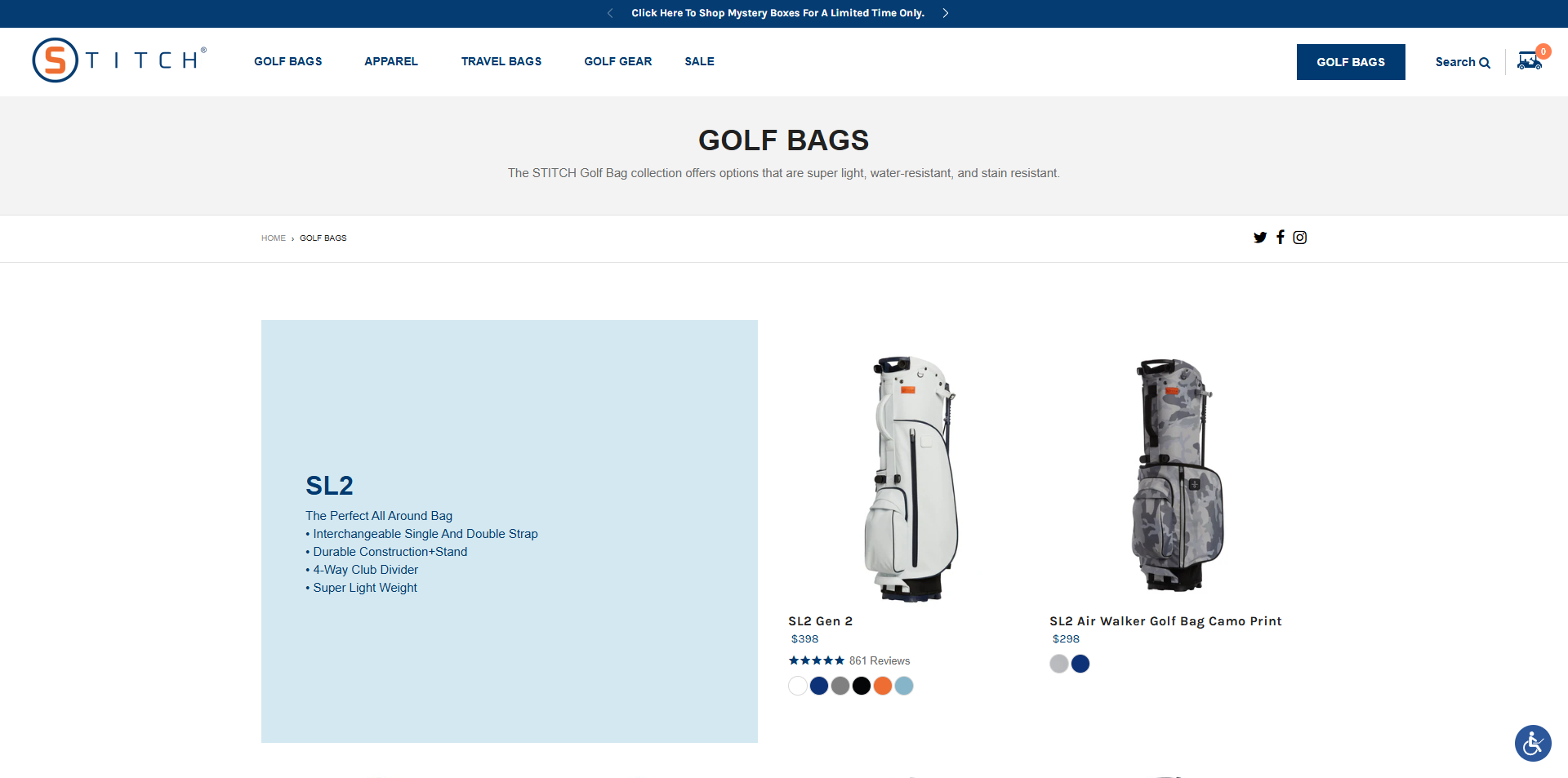 Stitch Golf voucher