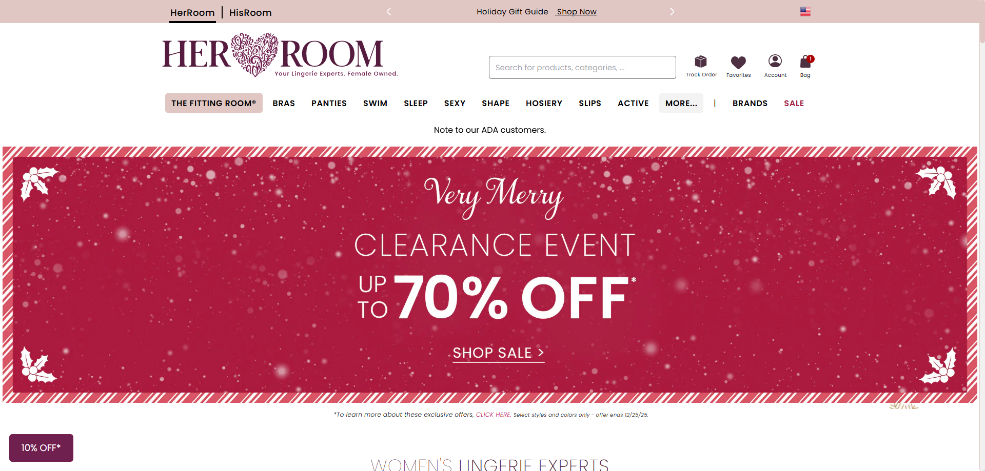 HerRoom promo code