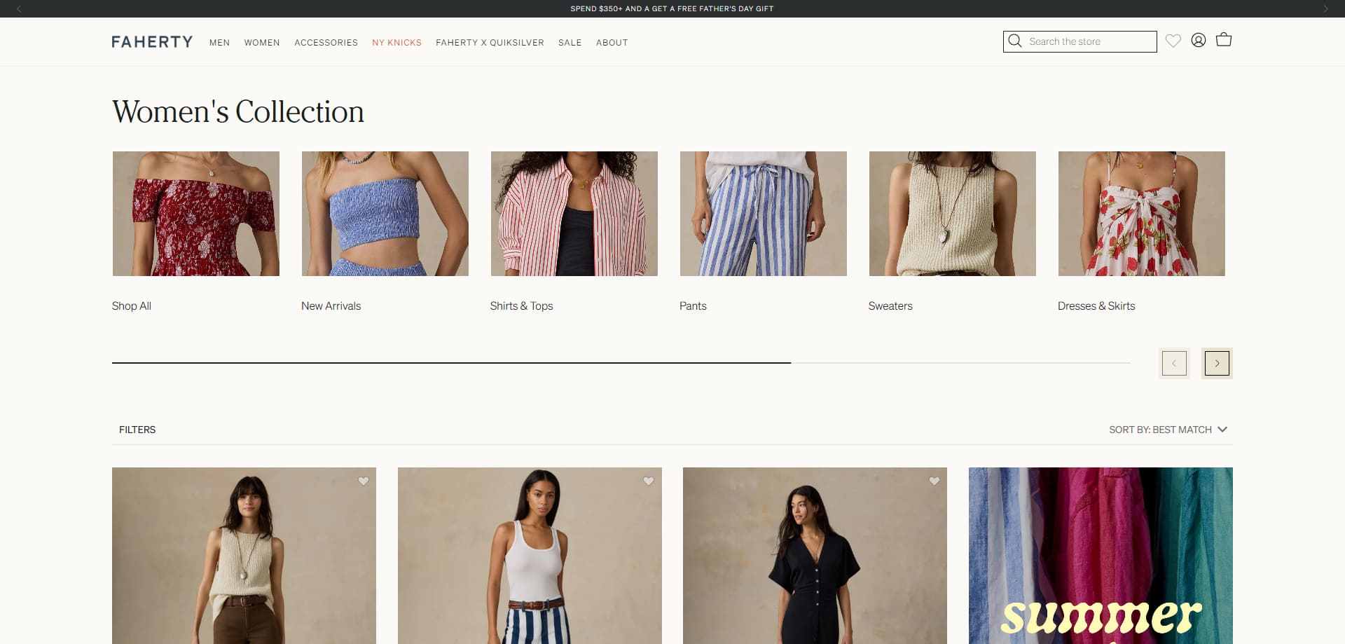 Faherty Brand discount code