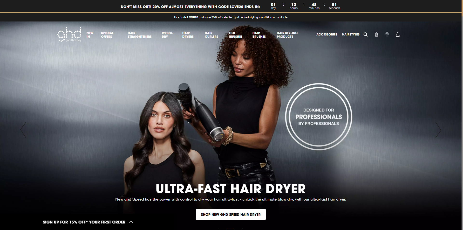 GHD discount code