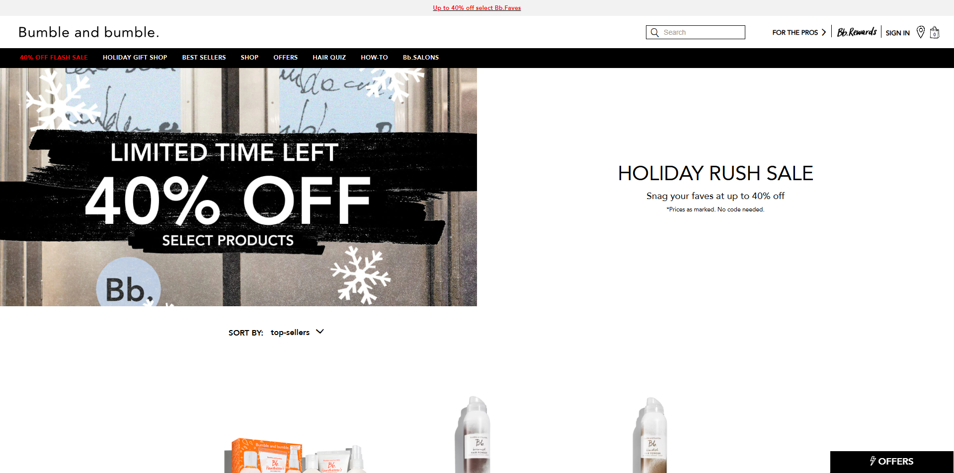 Bumble and bumble discount code