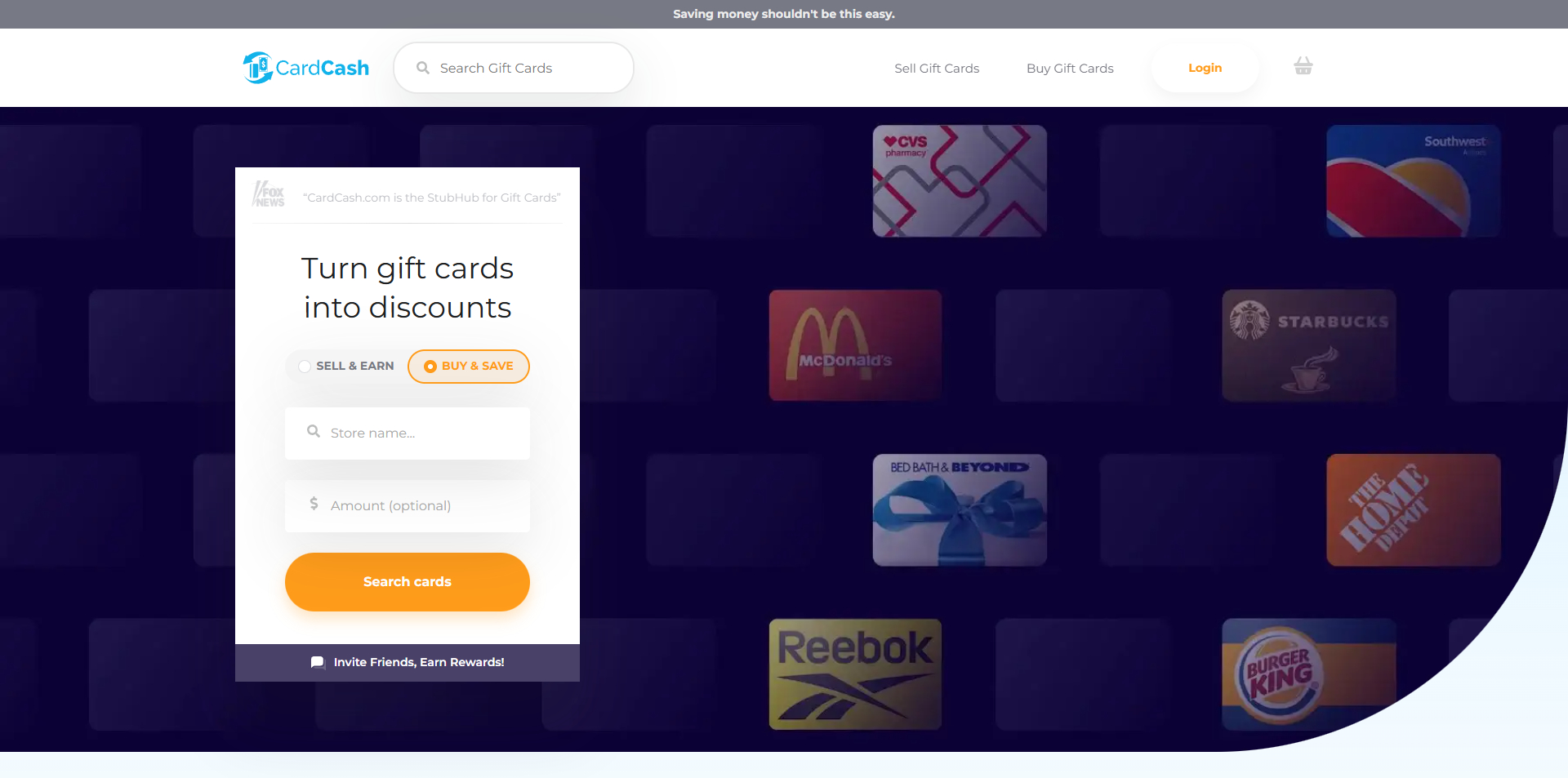 CardCash code