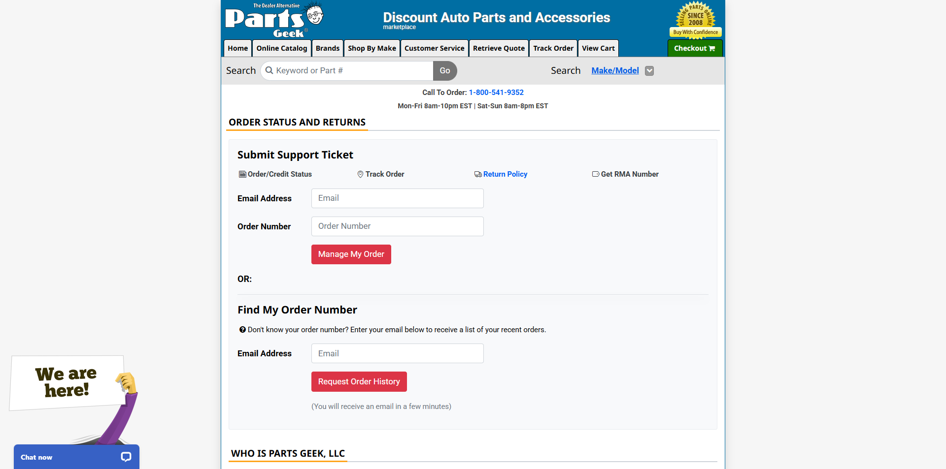 Parts Geek coupons