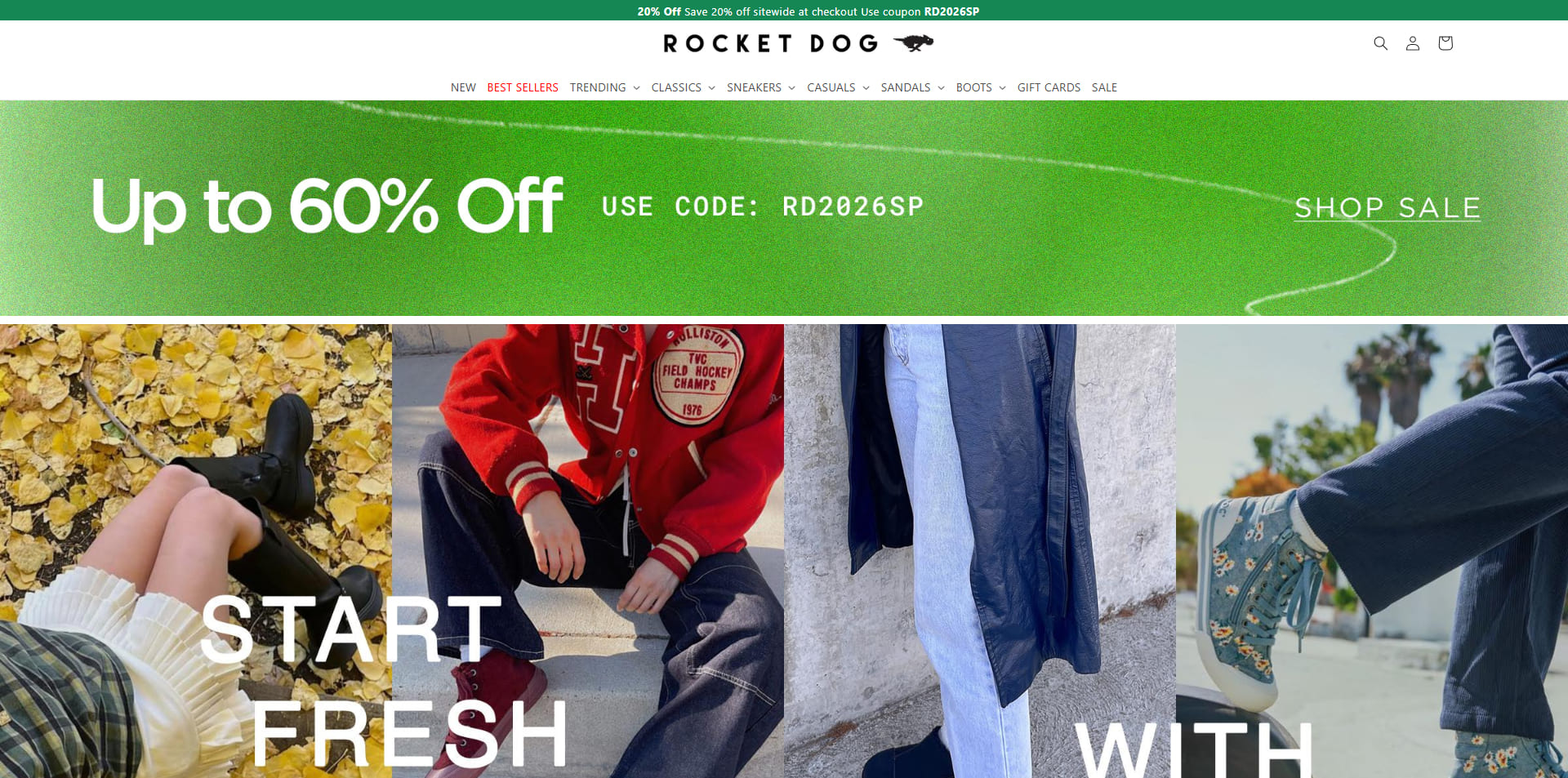 Rocket Dog discount code