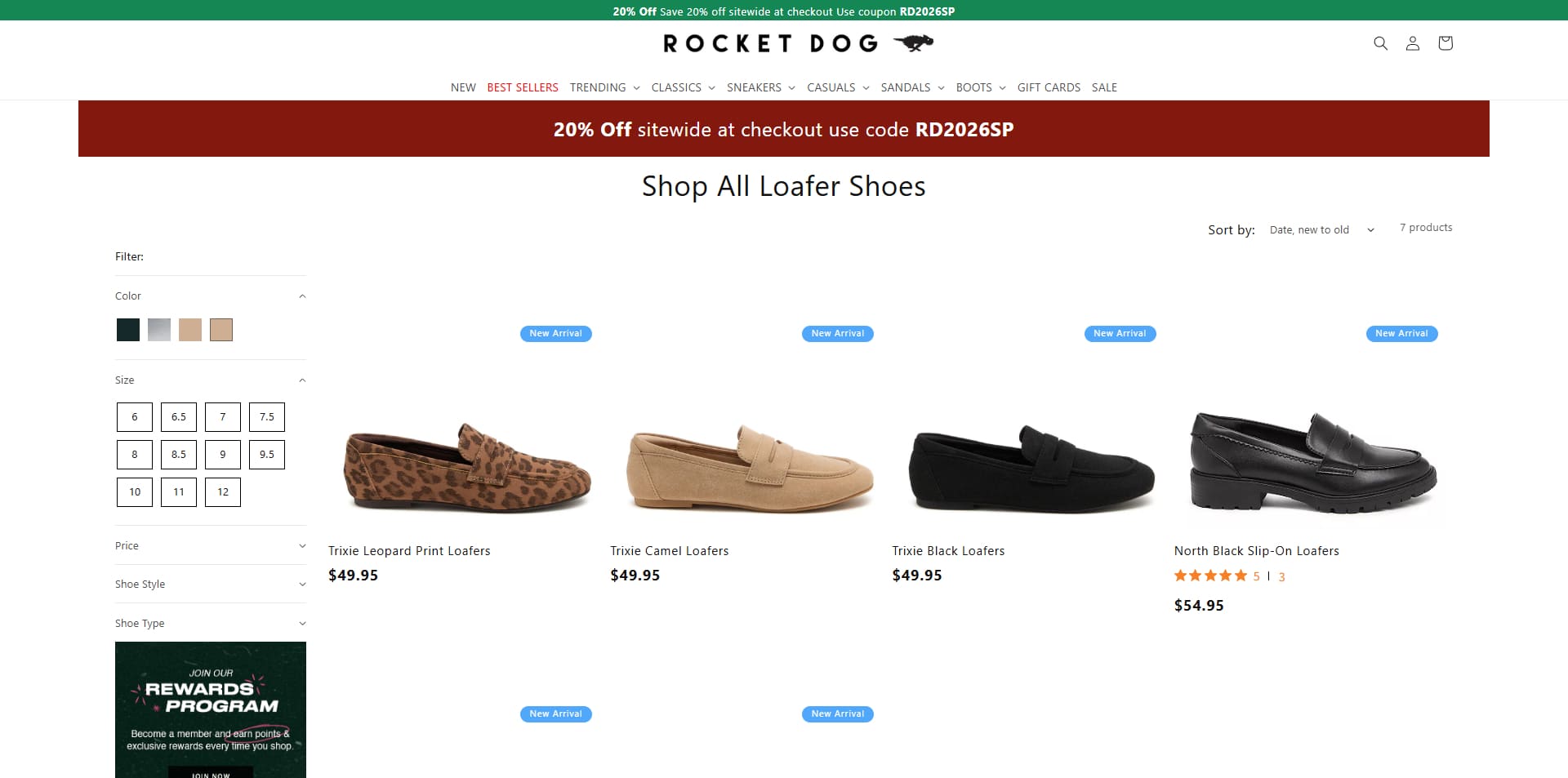 Rocket Dog voucher