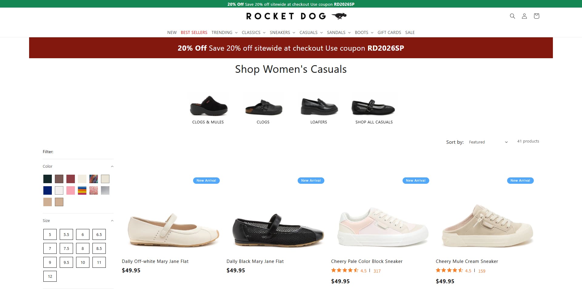 Rocket Dog coupons