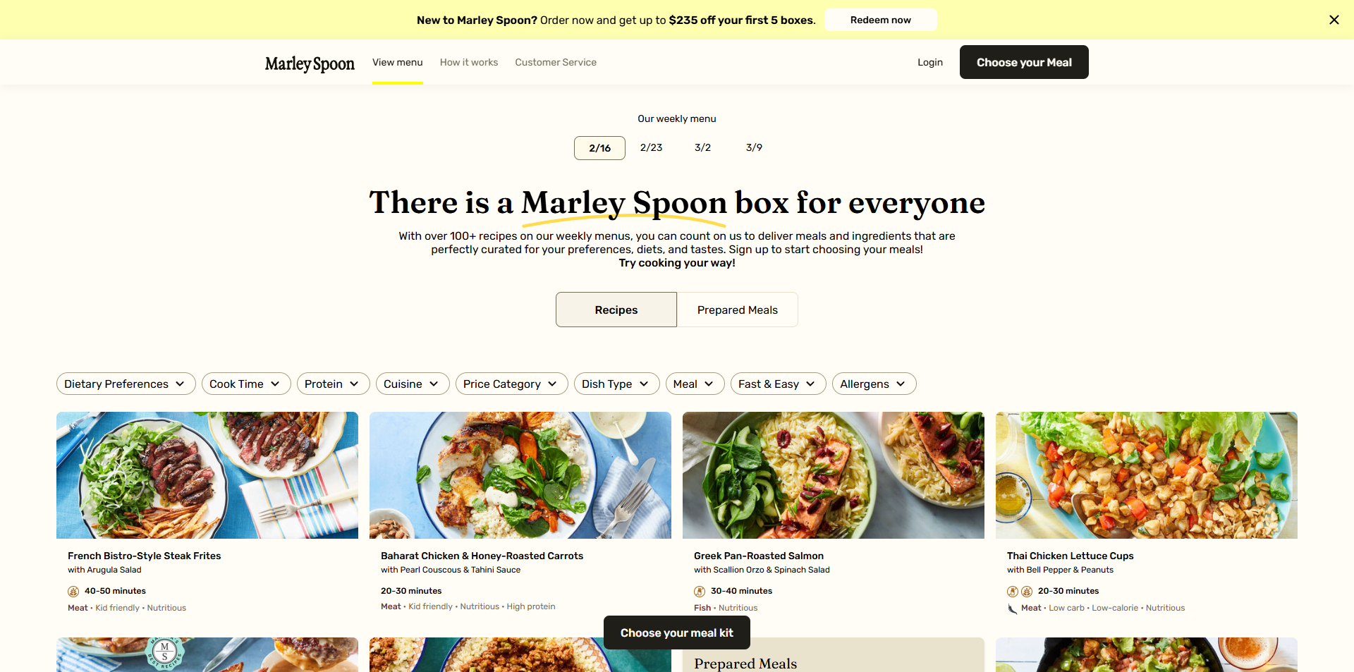 Marley Spoon voucher
