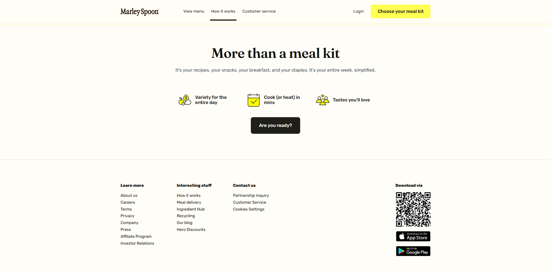 Marley Spoon discount code