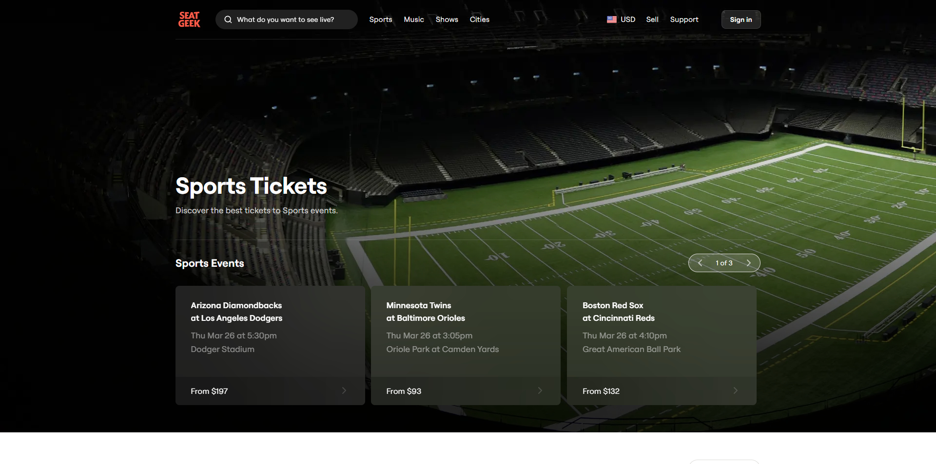 SeatGeek coupons