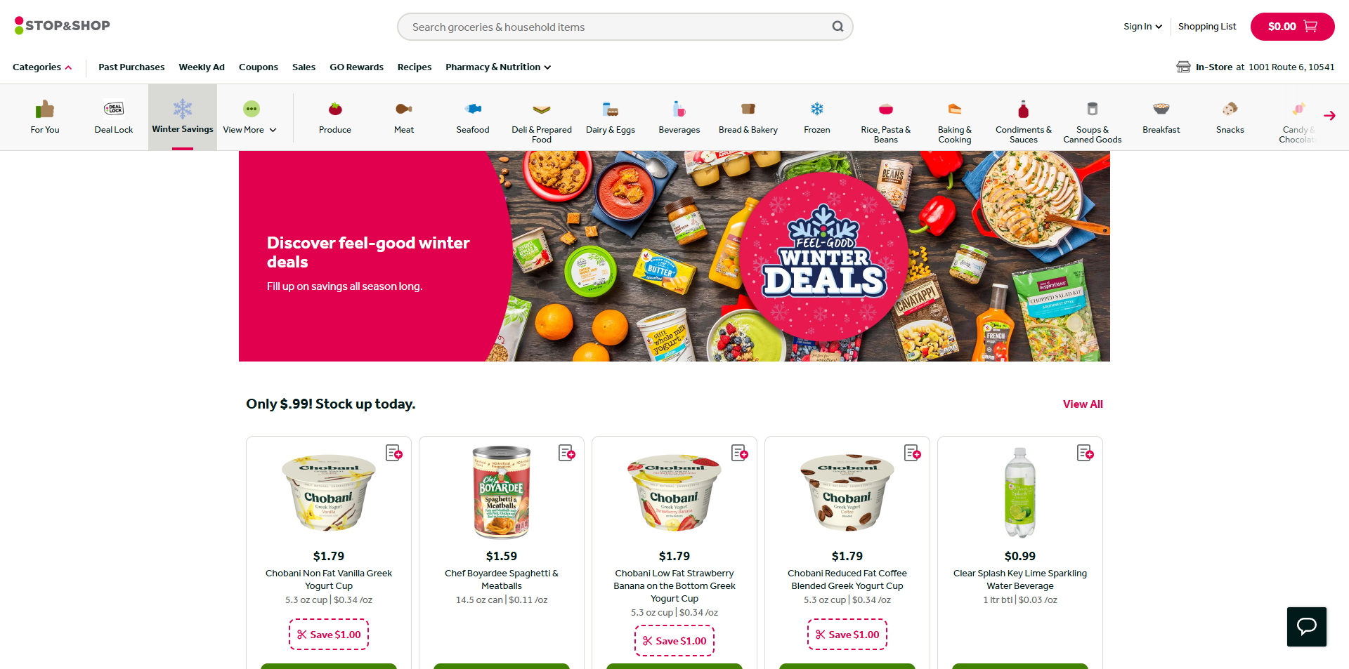 Stop & Shop voucher