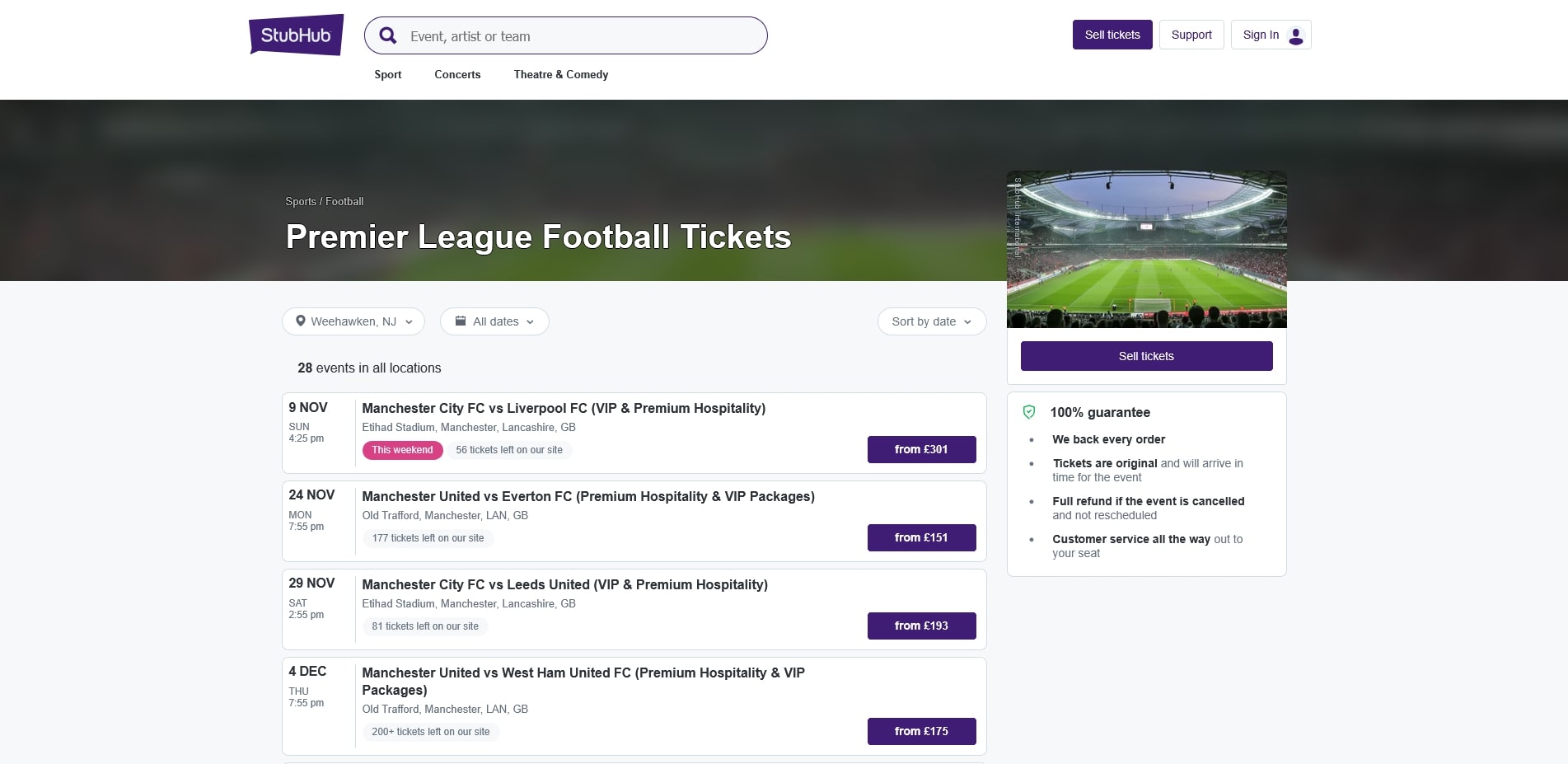 StubHub