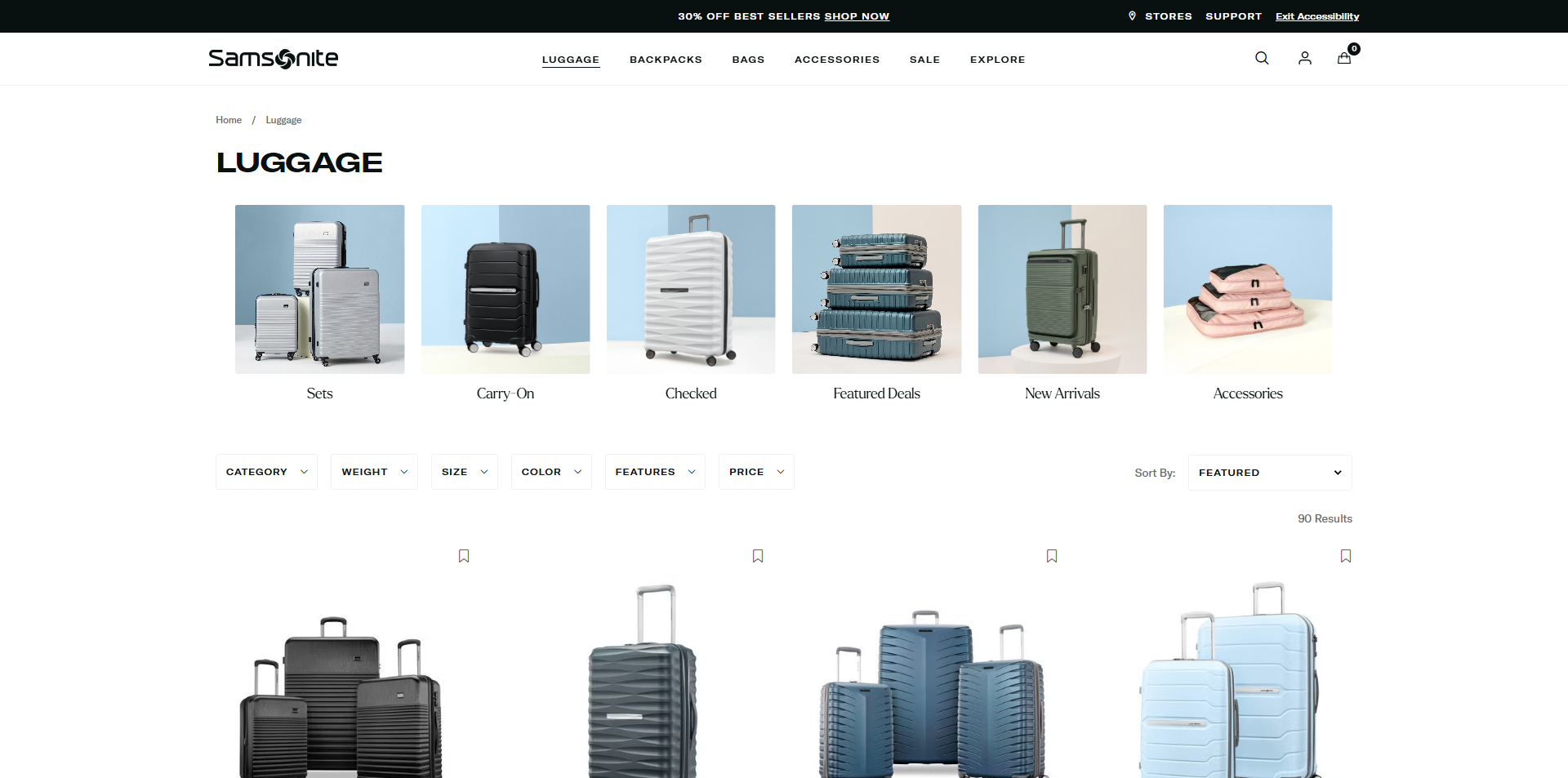 Samsonite voucher