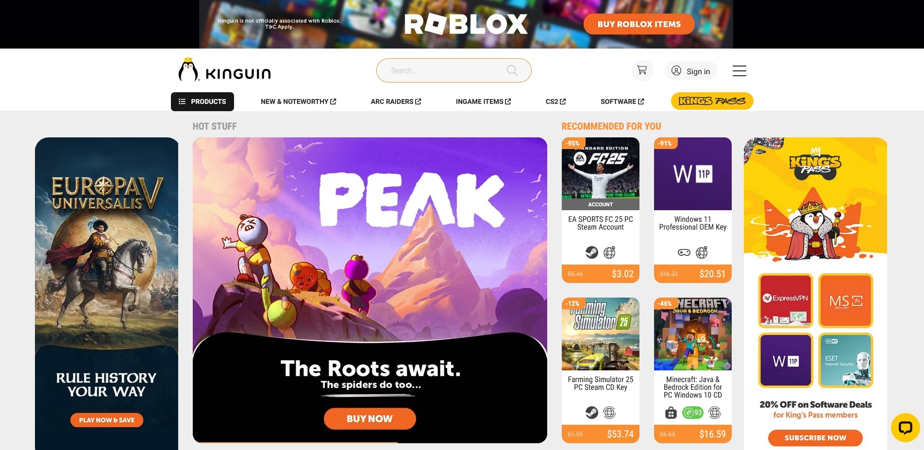 Kinguin Promo Code