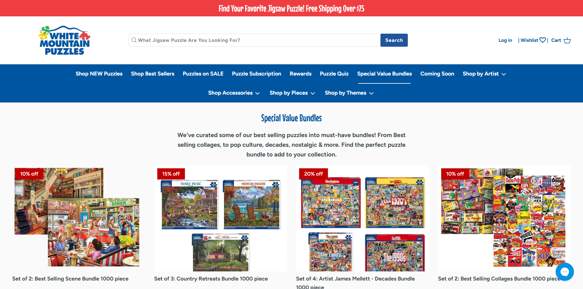 White Mountain Puzzles Promo Code