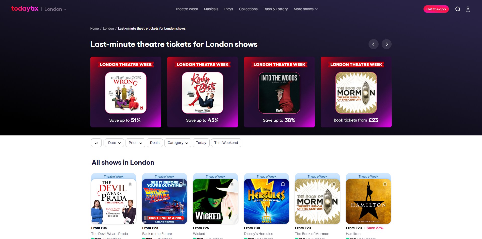 TodayTix coupons