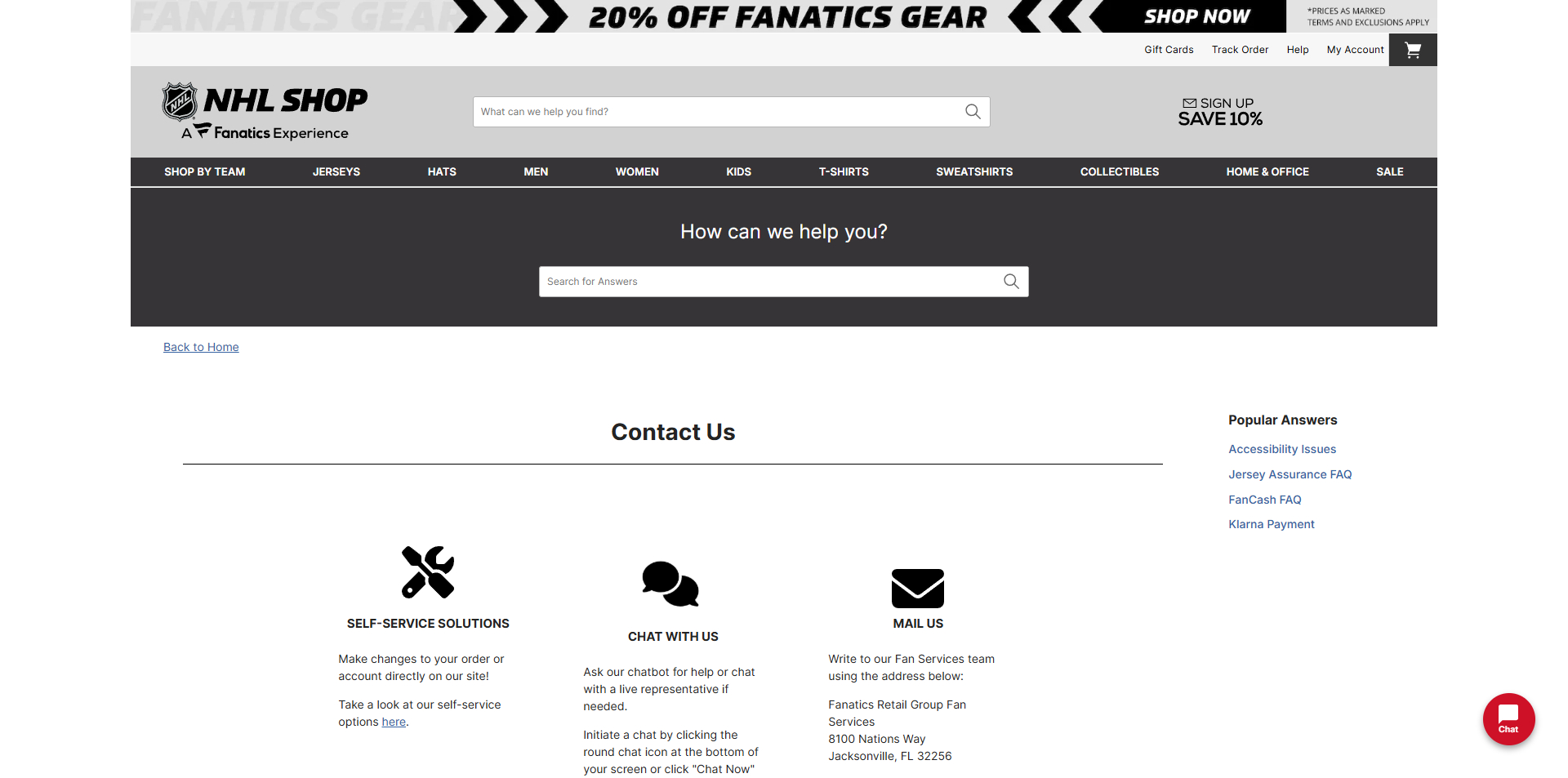 NHL Shop Promo Code