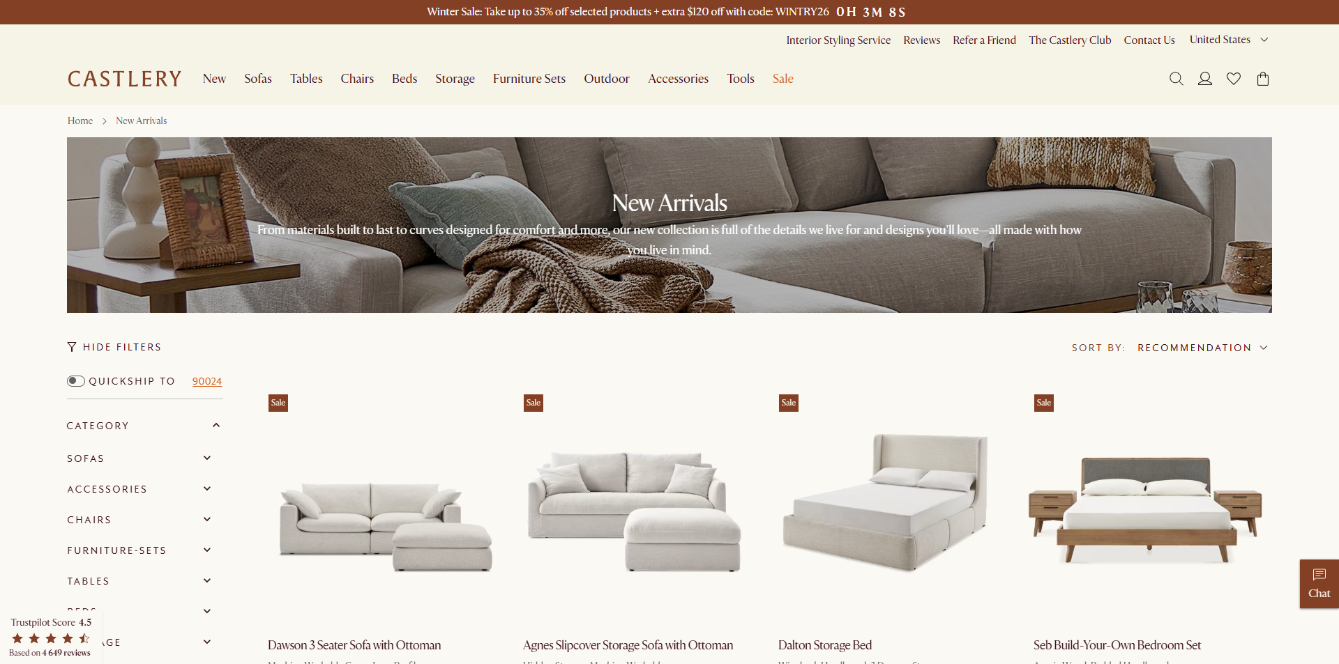 Castlery coupons