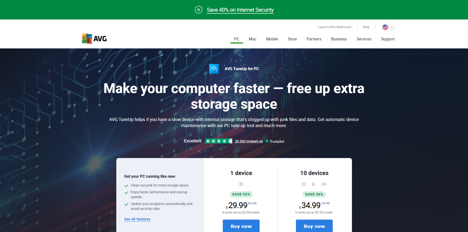 AVG discount code