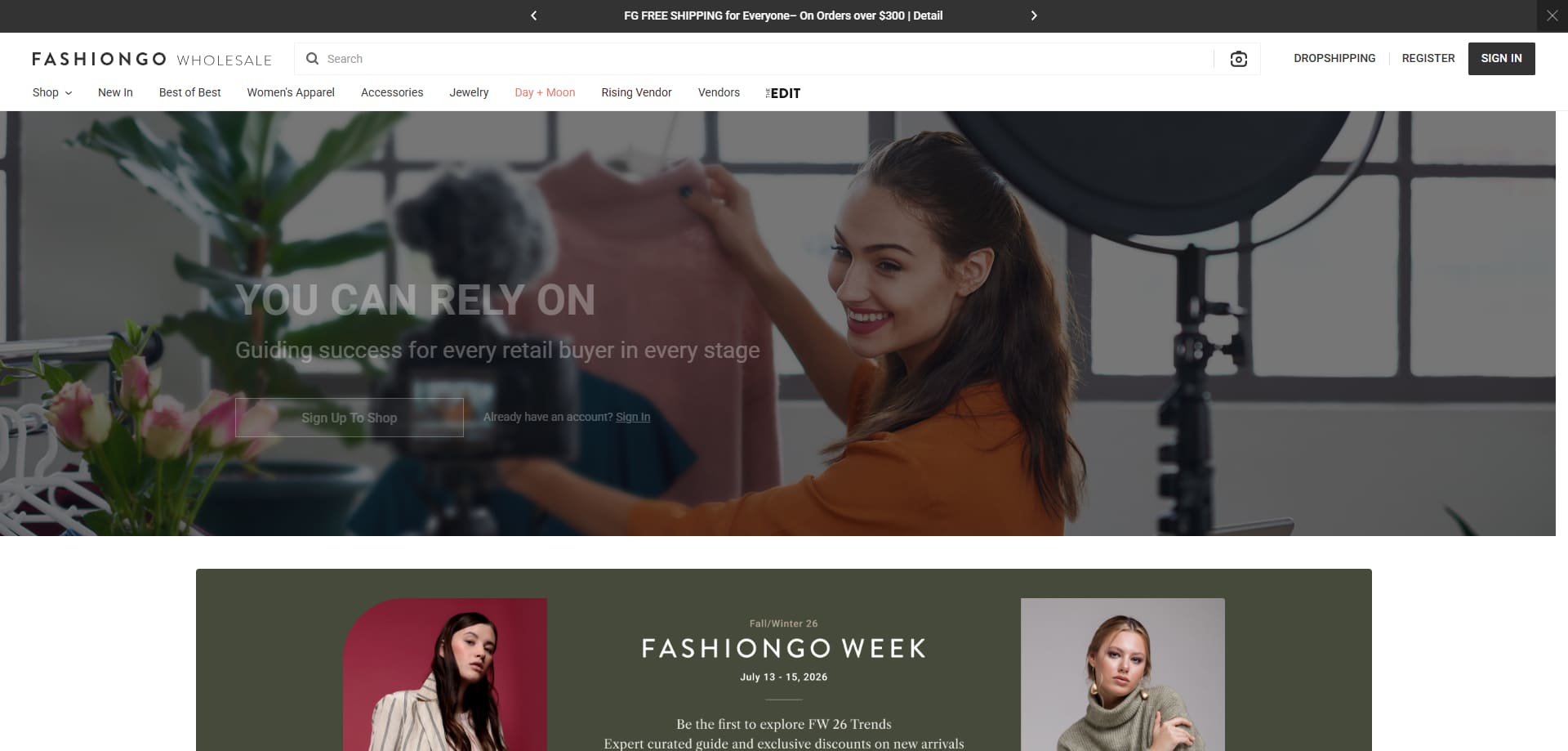 Fashiongo discount code